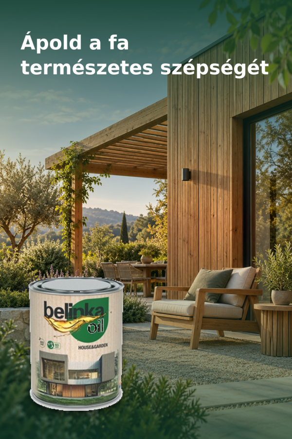 Ápold a fa természetes szépségét Belinka House & Garden olajjal