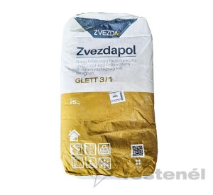 Zvezdapol nagy fehérségű 3in1 beltéri glett 0-5 mm  25 kg  (kézi-gépi felhordás)