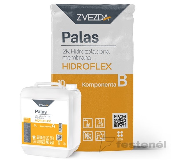 PALAS 2K HIDROFLEX vízszigetelő membrán A komp. 5 kg