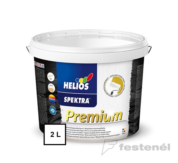 Spektra Prémium mosható beltéri falfesték B1 - fehér  2 L