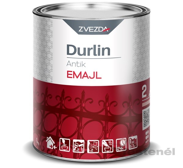 Durlin antikolt zománc szürke 1 kg KIFUTÓ