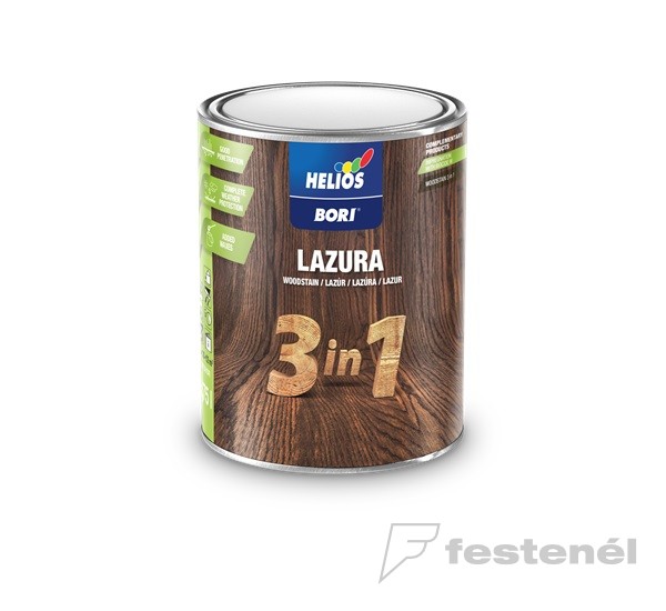 Bori 3in1 viaszos vékonylazúr 15 mandulafenyő 2,5 L