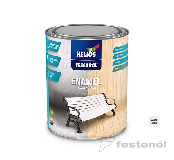 Tessarol sf. zománc fehér 0,75 L